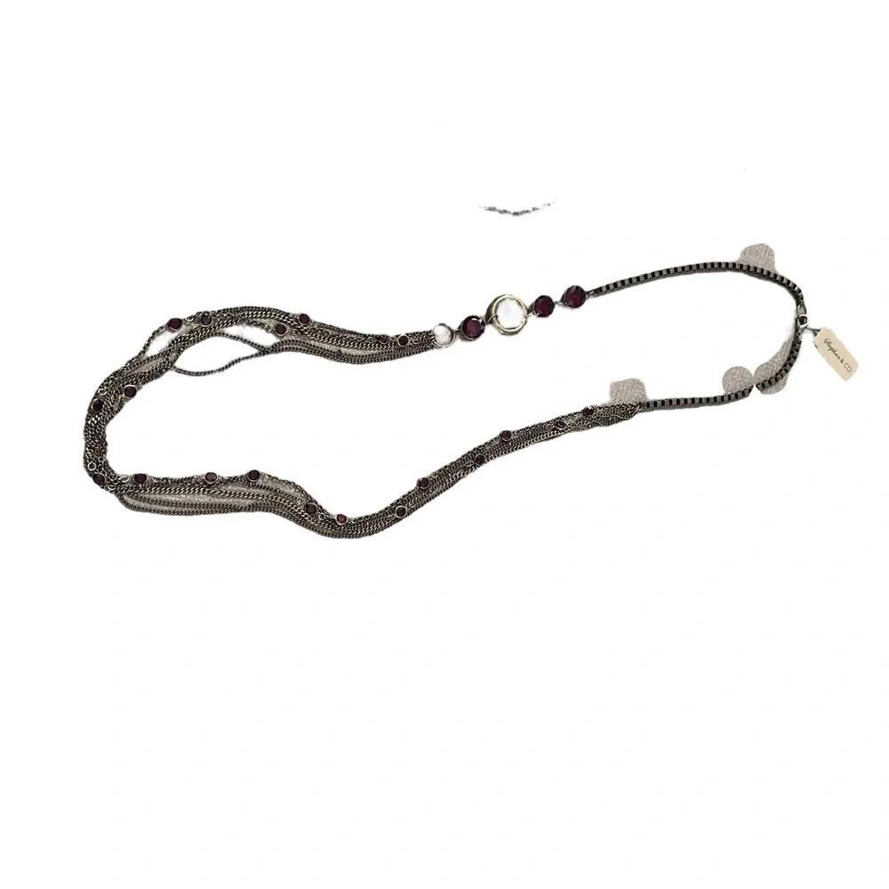 STEPHAN & Co brass colored fashion necklace